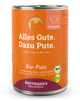 Herrmanns Hund Erwachsen Bio-Pute, Rübe, Kartoffeln, Fenchel