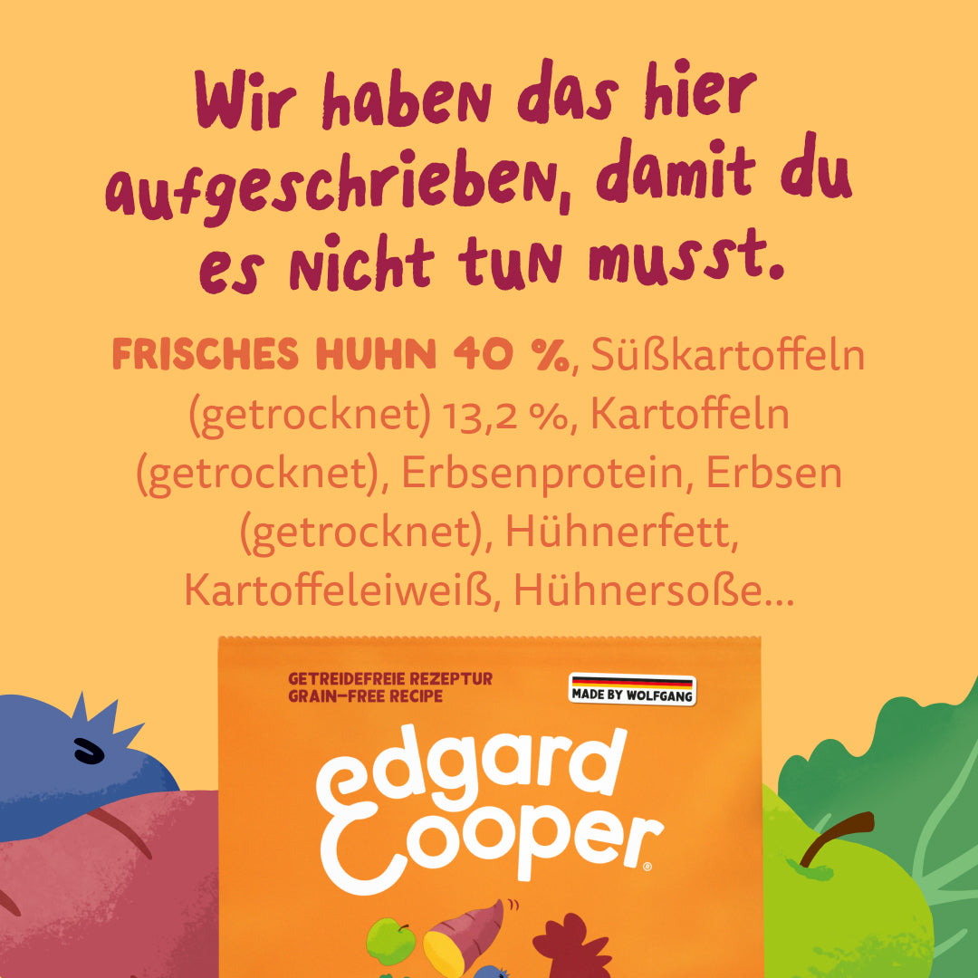 Edgard &amp; Cooper Hund Frisches Huhn S