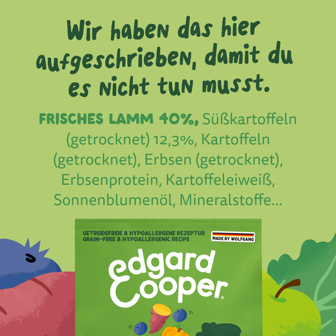 Edgard &amp; Cooper Hund Frisches Lamm S