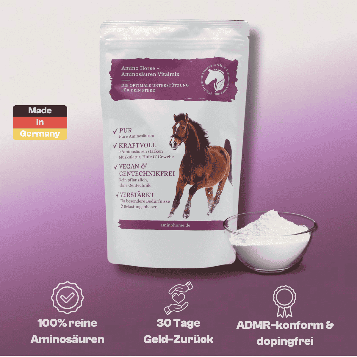 Amino Horse Aminosäuren Vitalmix 650g Monatspackung