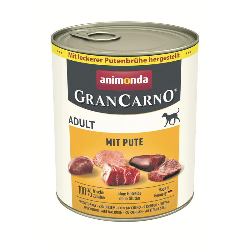 Animonda Dog Dose GranCarno Adult mit Pute, Nassfutter