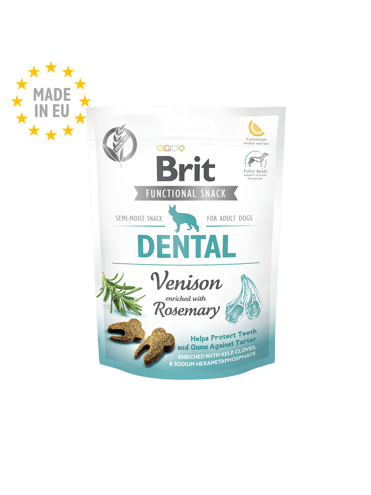 BRIT Care Dog Functional Snack Dental Venison, Snacks