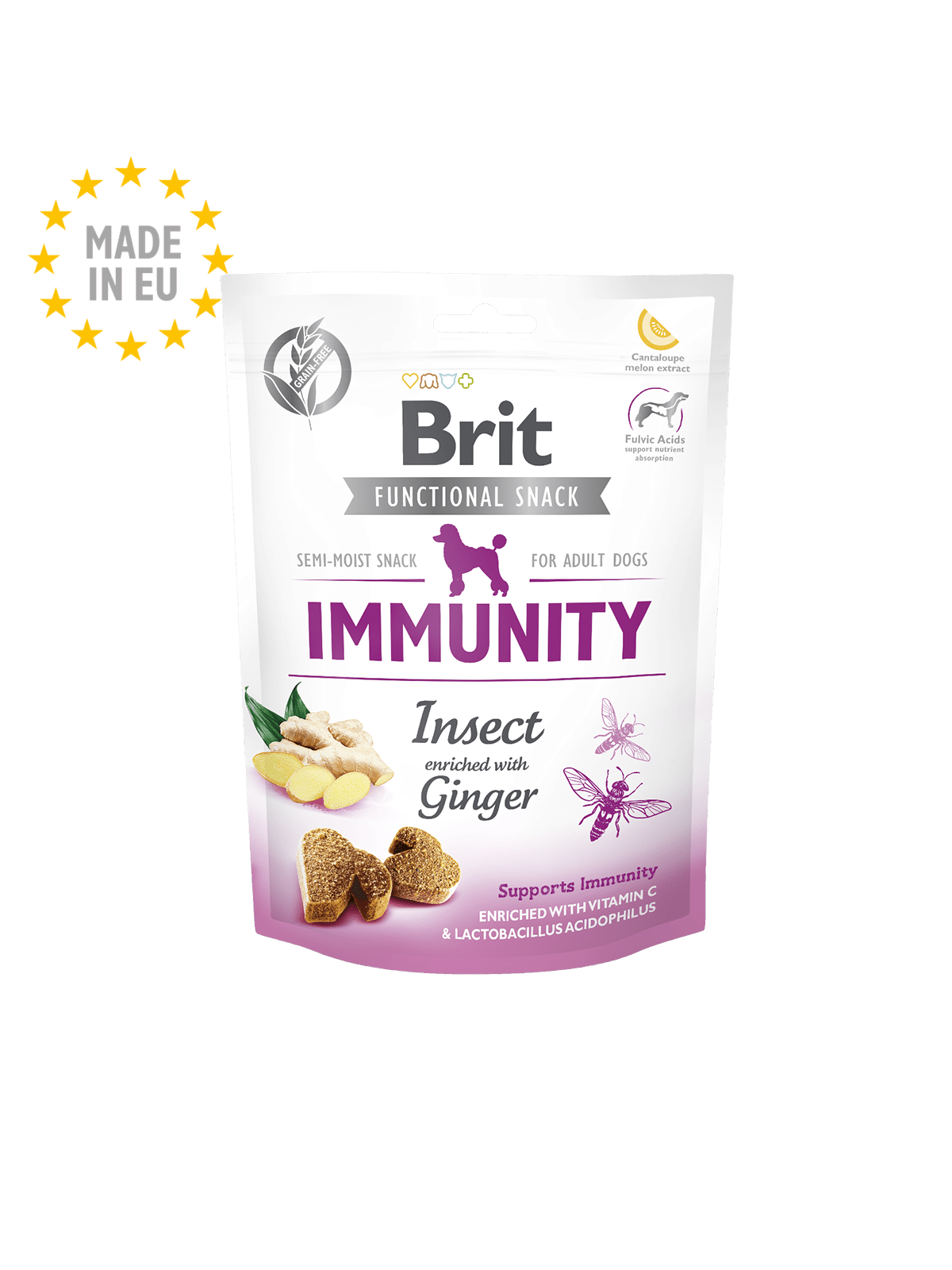 BRIT Care Dog Functional Snack Immunity Insect, Snacks