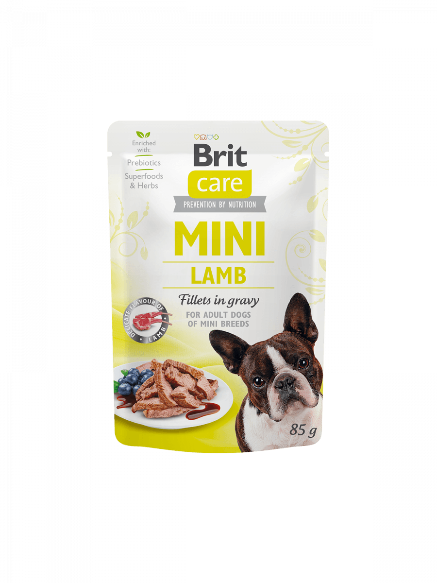 BRIT Care Mini Grainfree Hund Nassfutter Lamb Fillets in Gravy