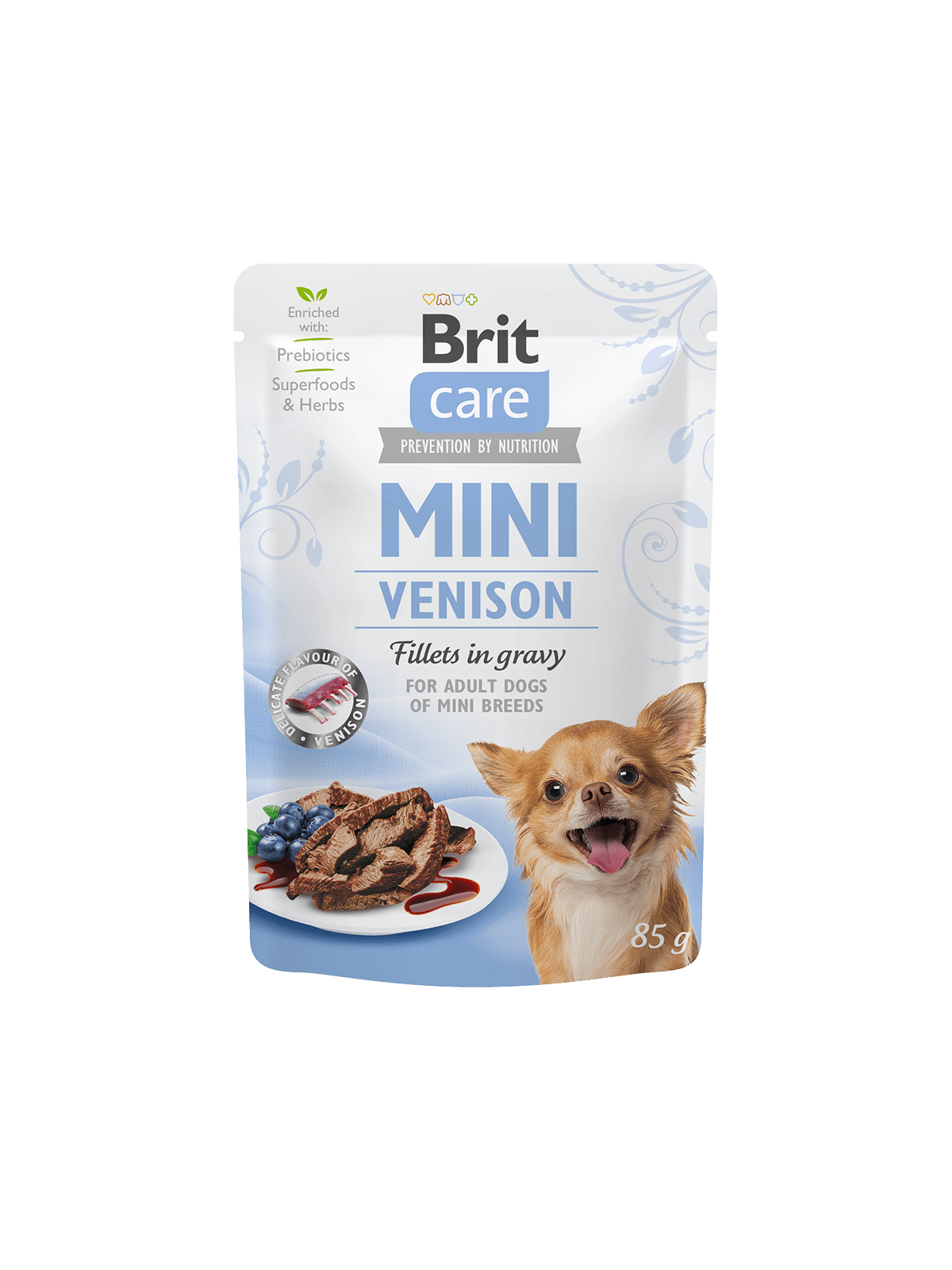 BRIT Care Mini Grainfree Hund Nassfutter Venison Fillets in Gravy - 24 x 85 g