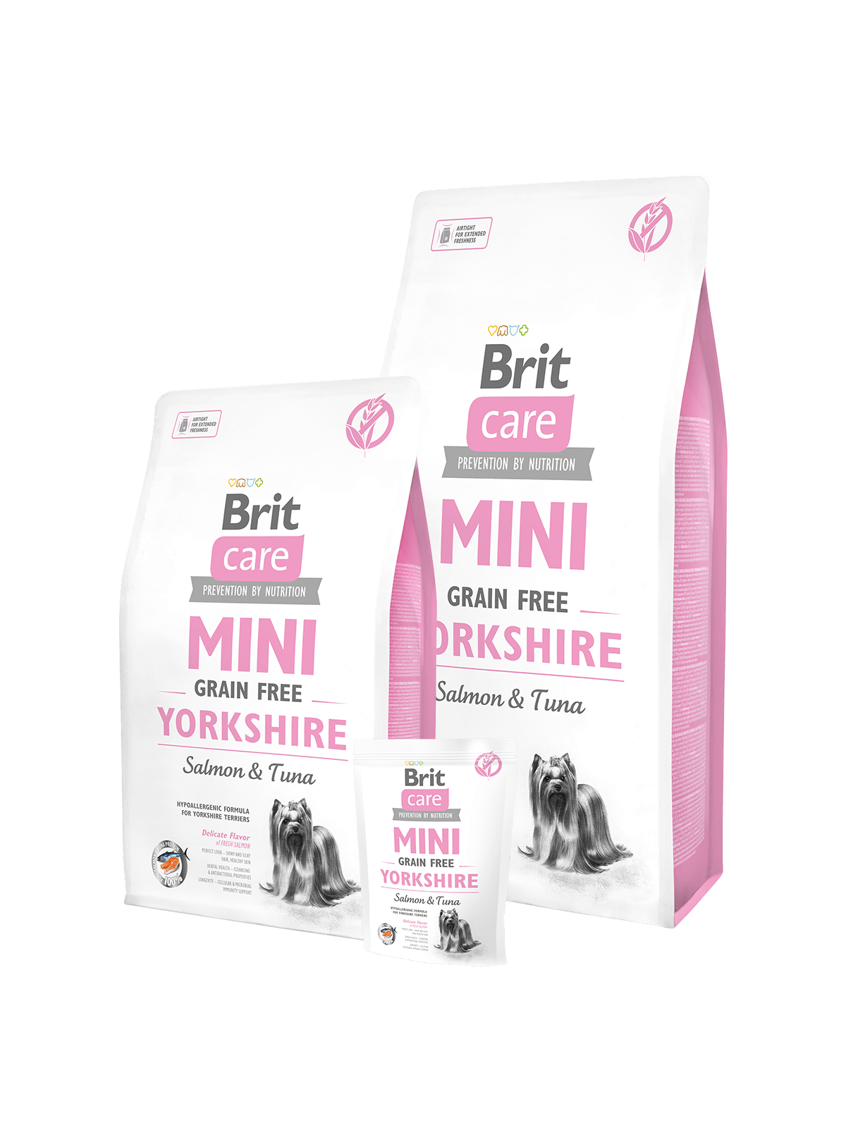 BRIT Care Mini Grainfree Hund Trockenfutter Yorkshire - Salmon & Tuna