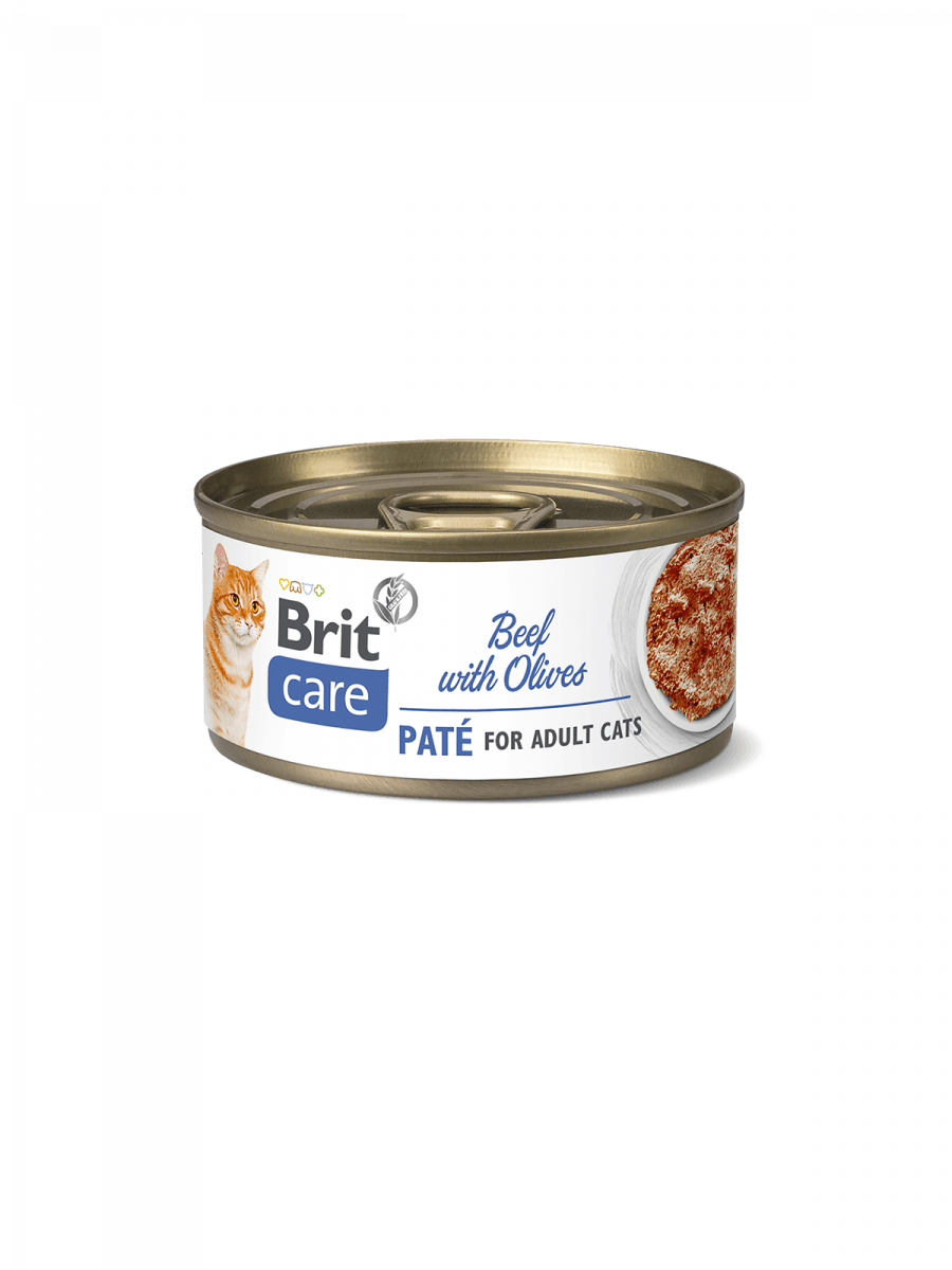 BRIT Care Nassfutter Katze Beef Paté with Olives