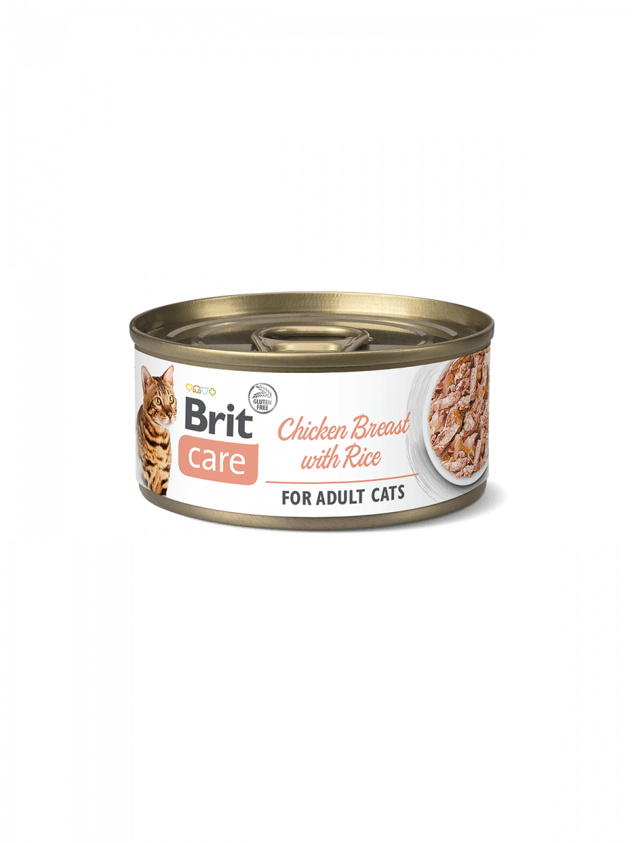 BRIT Care Nassfutter Katze Chicken Breast with Rice