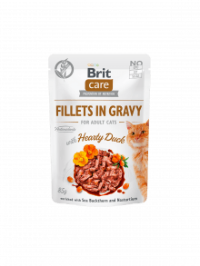 BRIT Care Nassfutter Katze Fillets in Gravy with Hearty Duck