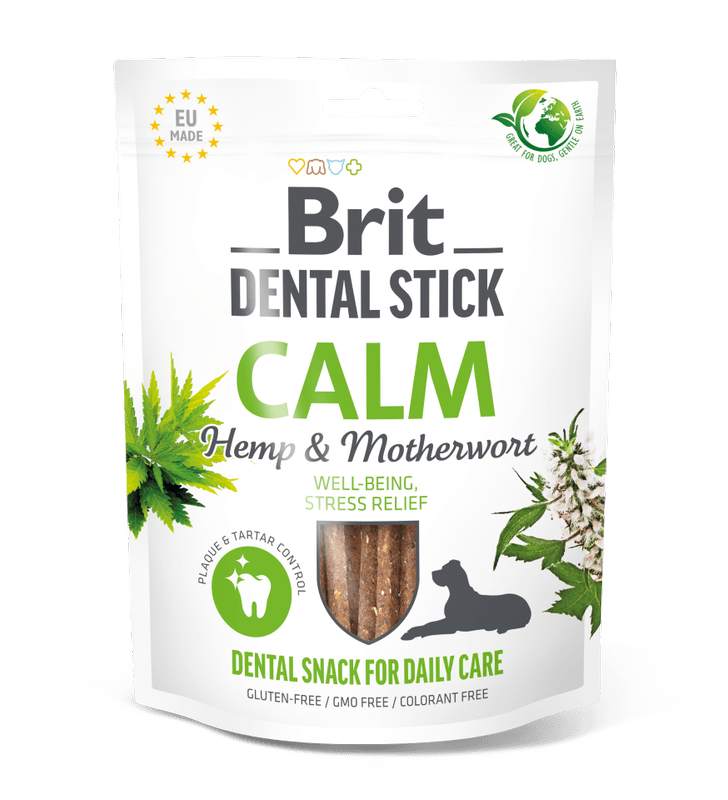 BRIT Dental Sticks Hund Calm - with Hemp & Motherwort