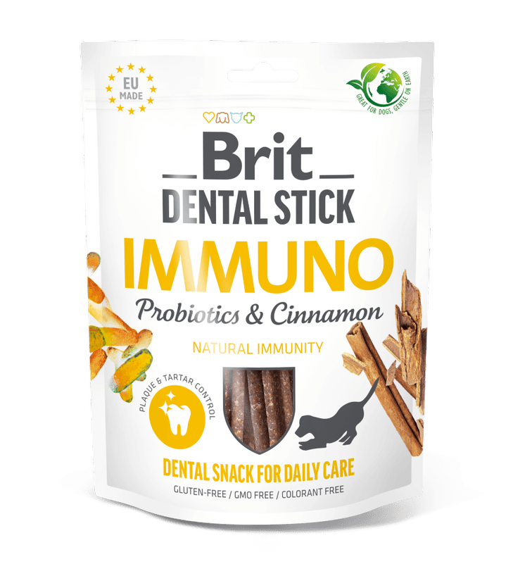 BRIT Dental Sticks Hund Immuno - with Probiotics & Cinnamon