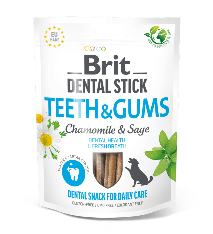 BRIT Dental Sticks Hund Teeth & Gums - with Chamomile & Sage