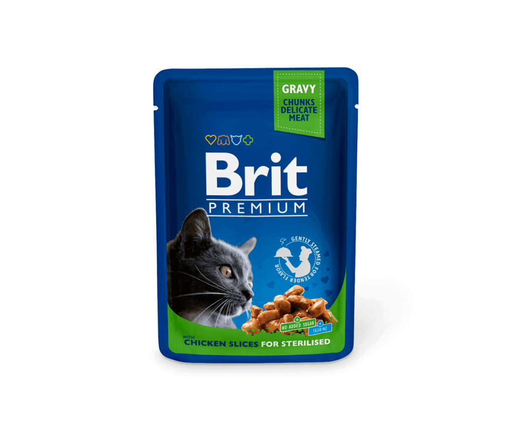 BRIT Premium Chicken Slices Sterilised 24 x 100 g