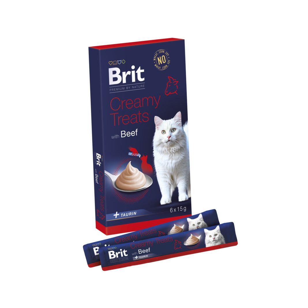 BRIT Premium by Nature Cat Creamy Snack Beef, Snacks