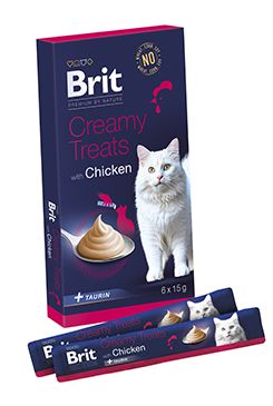 BRIT Care Cat Creamy Snack Chicken 6 x 15 g