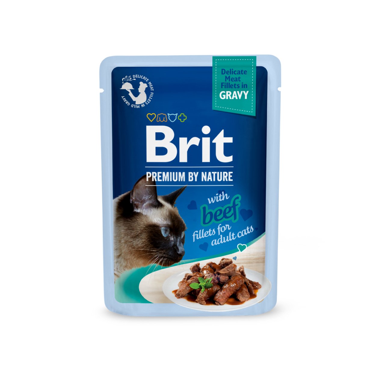 BRIT Premium Cat Delicate Fillets Beef 24 x 85 g