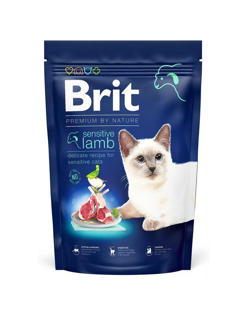 BRIT Premium by Nature Cat Sensitive Lamb, Trockenfutter