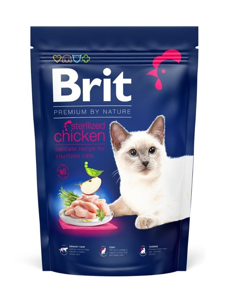 BRIT Premium by Nature Cat Sterilised Chicken, Trockenfutter