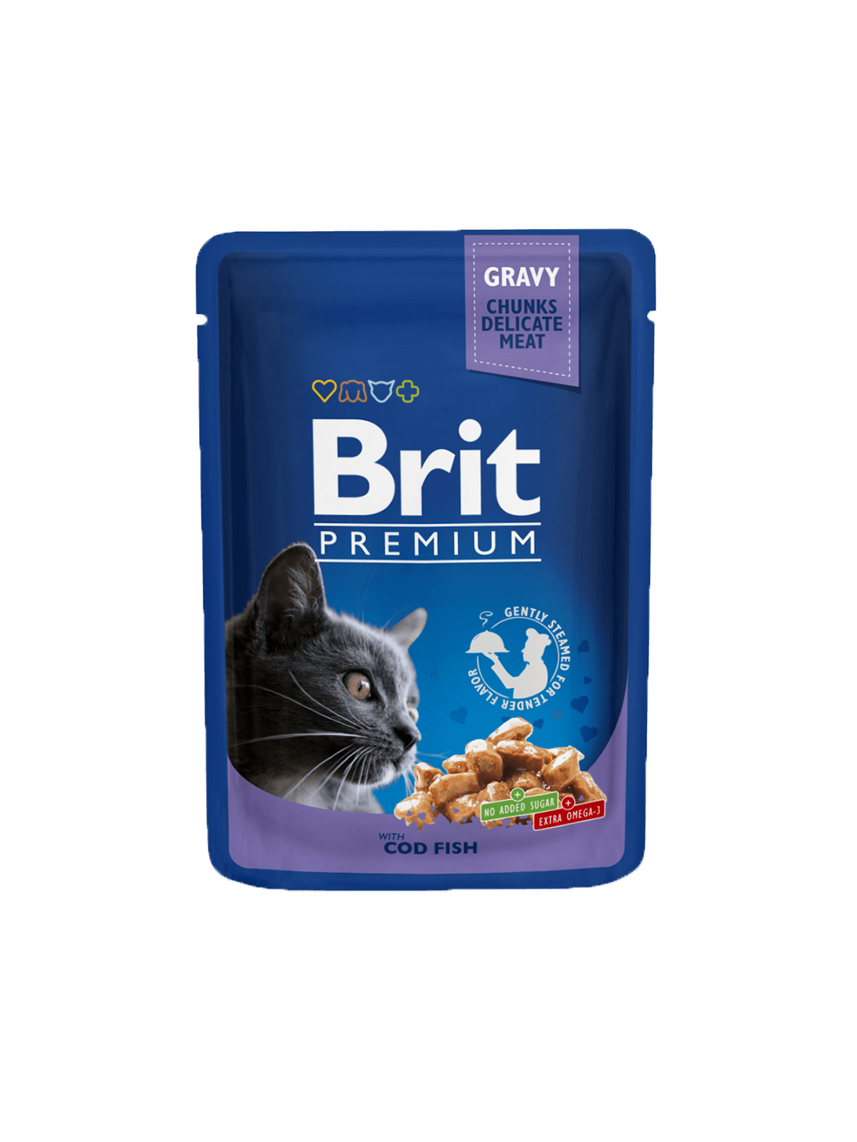 BRIT Premium Cat Cod Fish 24 x 100 g