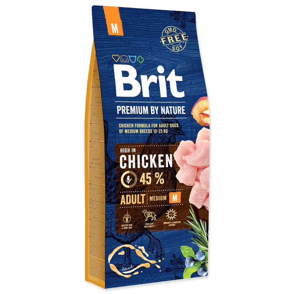 BRIT Premium by Nature Dog Adult M, Trockenfutter