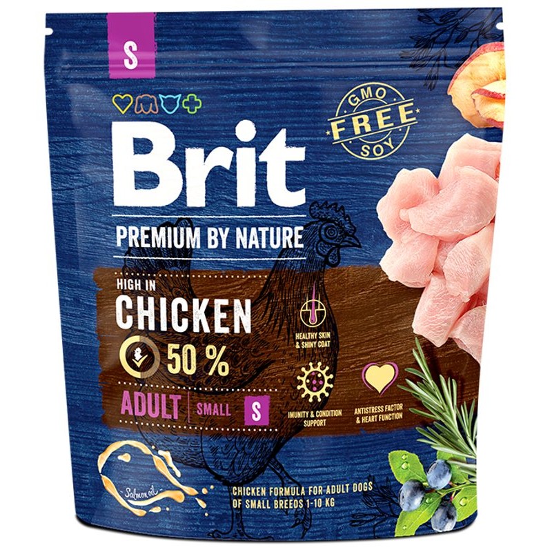 BRIT Premium by Nature Dog Adult S 1 kg