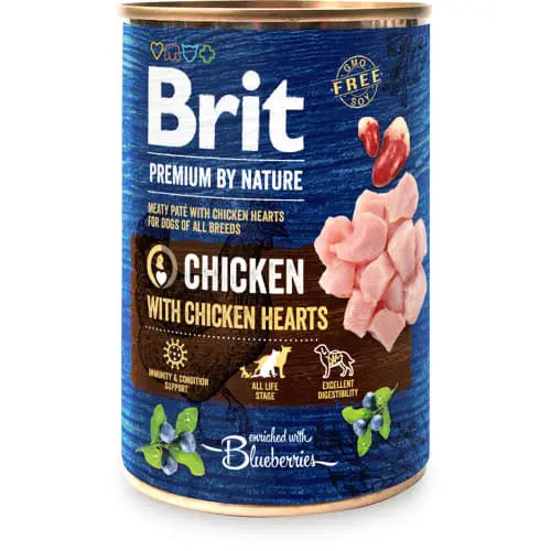 BRIT Premium by Nature Chicken with Hearts 400 g