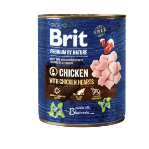 BRIT Premium by Nature Chicken with Hearts 800 g