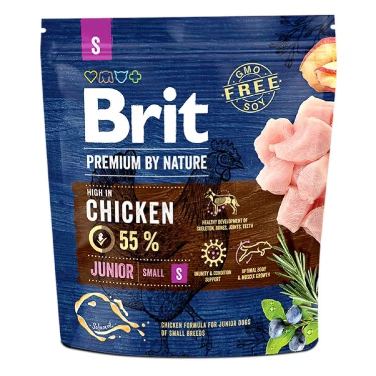 Brit Premium by Nature Dog Junior S 1 kg