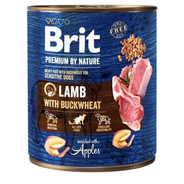 BRIT Premium by Nature Dog Lamb with Buckwheat, Nassfutter