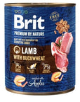 BRIT Premium by Nature Dog Lamb with Buckwheat, Nassfutter