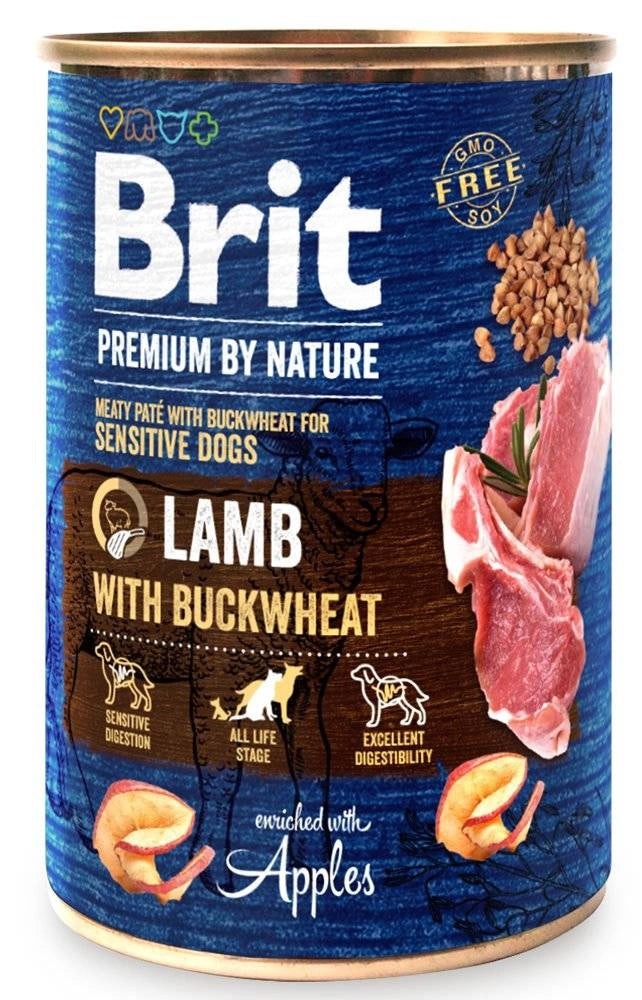 BRIT Premium by Nature Dog Lamb with Buckwheat, Nassfutter