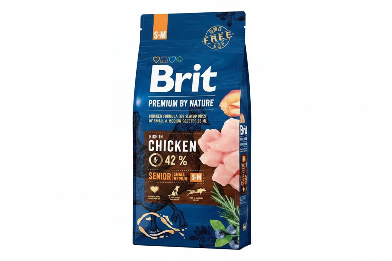 BRIT Premium by Nature Dog Senior S/M 8 kg