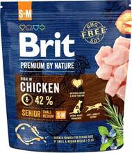 BRIT Premium by Nature Dog Senior S/M 1 kg