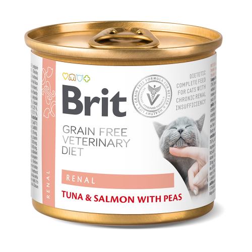 Brit Veterinary Diet Cat Renal Nassfutter Dose 200 g