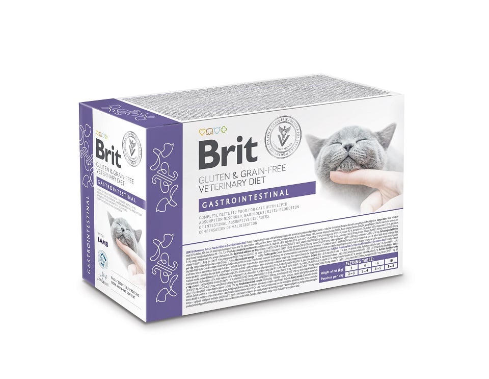 Brit Veterinary Diet Cat Gastrointestinal Fillets 12 x 85 g
