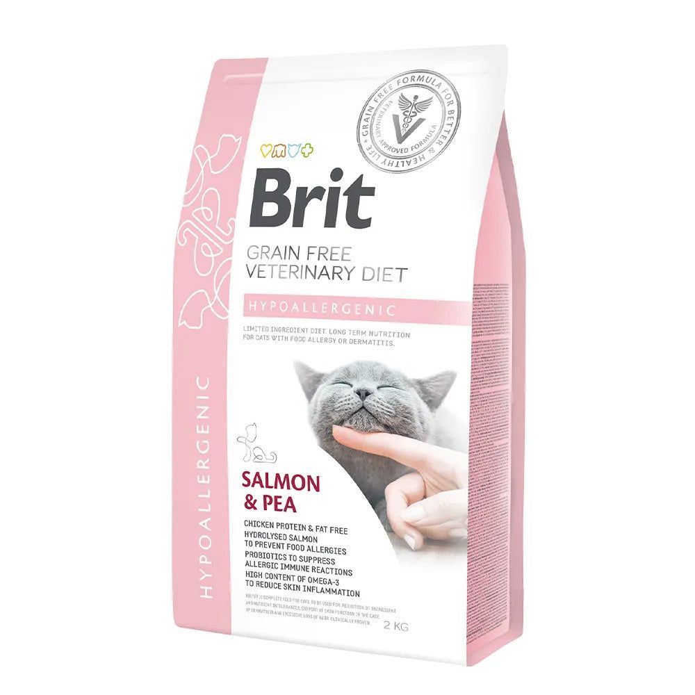 BRIT Veterinary Diet Cat Hypoallergenic 2 kg