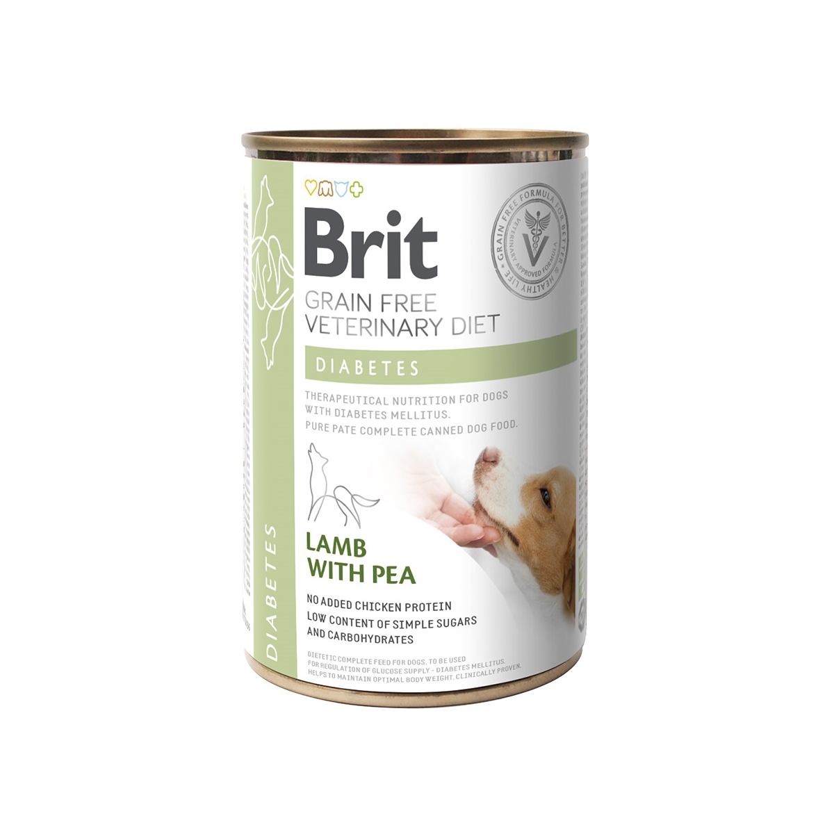 Brit Veterinary Diet Dog Diabetes Nassfutter Dose 400 g