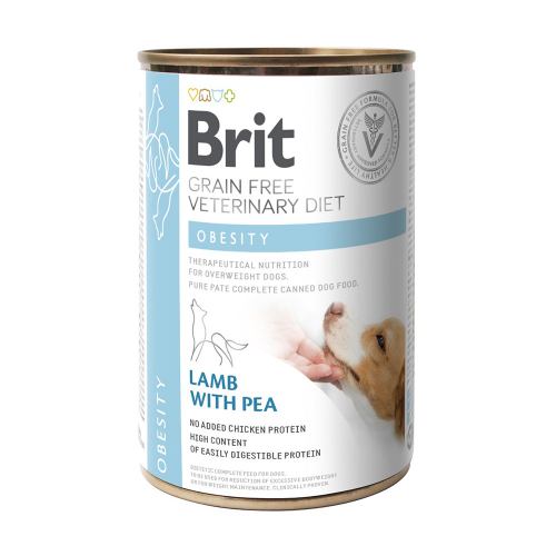 Brit Veterinary Diet Dog Obesity Nassfutter Dose 400 g