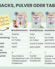noms+ Wohlfühlsnacks für Hunde bei Stress, Angst, Unruhe & Hyperaktivität
