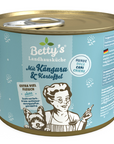 Artikel mit dem Namen Betty's Landhausküche Hund: Känguru & Kartoffel im Shop von zoo.de , dem Onlineshop für nachhaltiges Hundefutter und Katzenfutter.