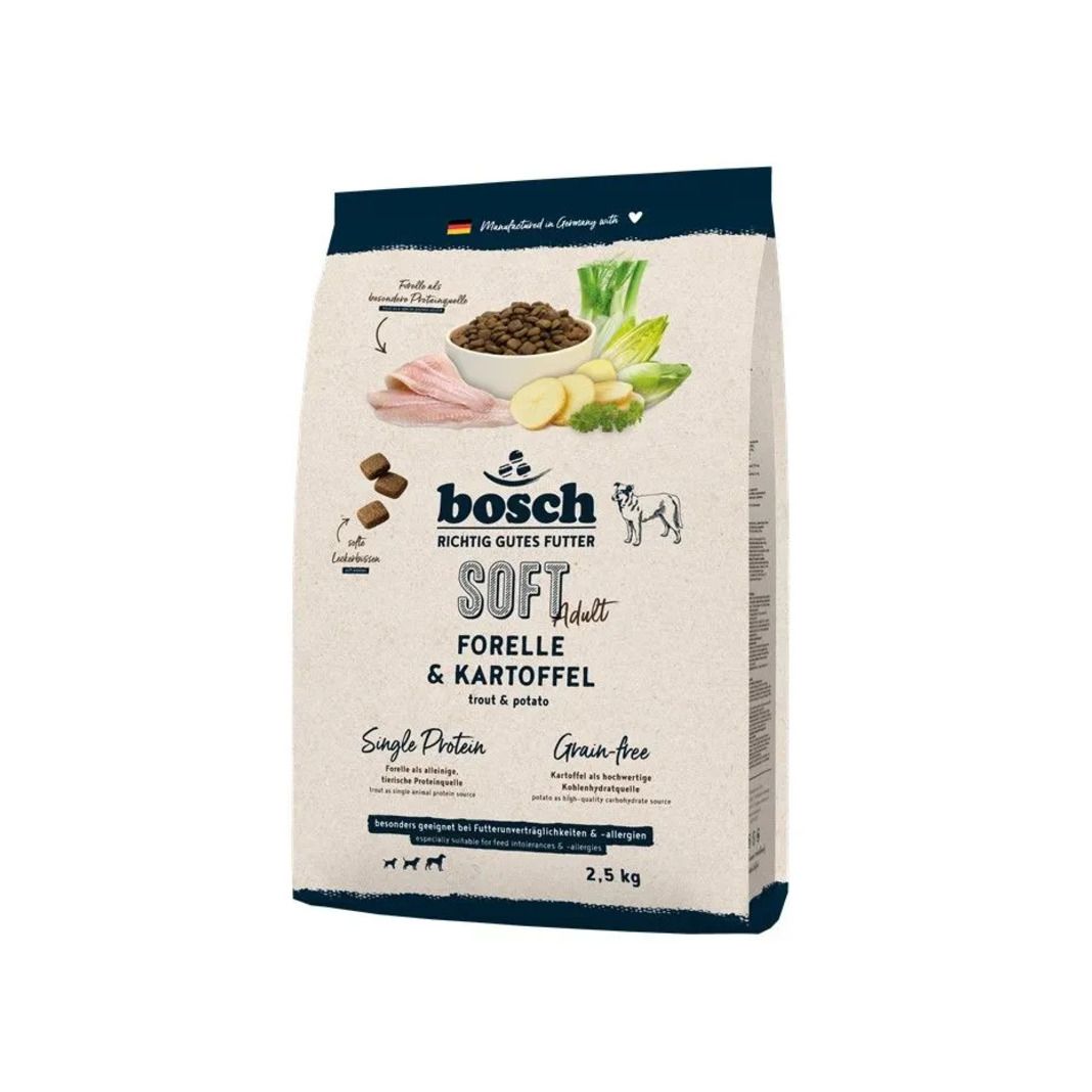 Bosch Dog HPC Soft Adult Forelle & Kartoffel, Trockenfutter