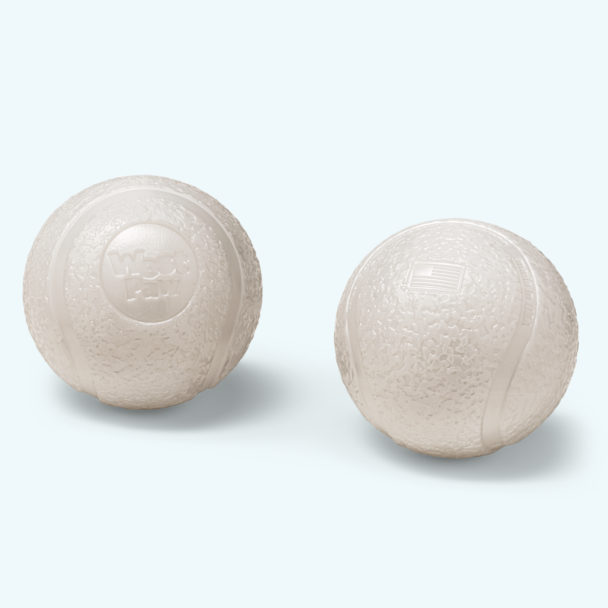 West Paw Boundr Zogoflex Ball 2er-Pack – Glow (nachleuchtend)