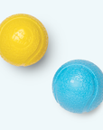 West Paw Boundr Zogoflex Ball 2er-Pack – Blau/Gelb