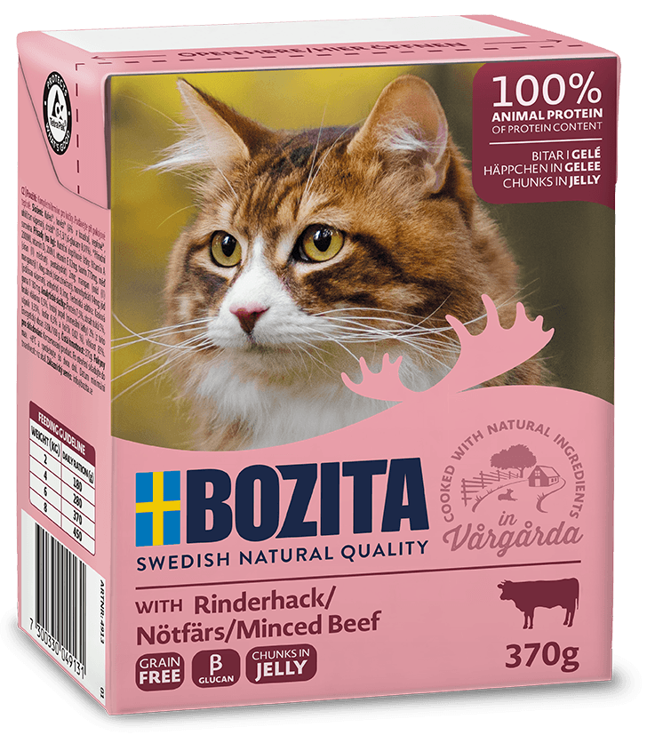 Bozita Cat Häppchen in Gelee Rinderhack