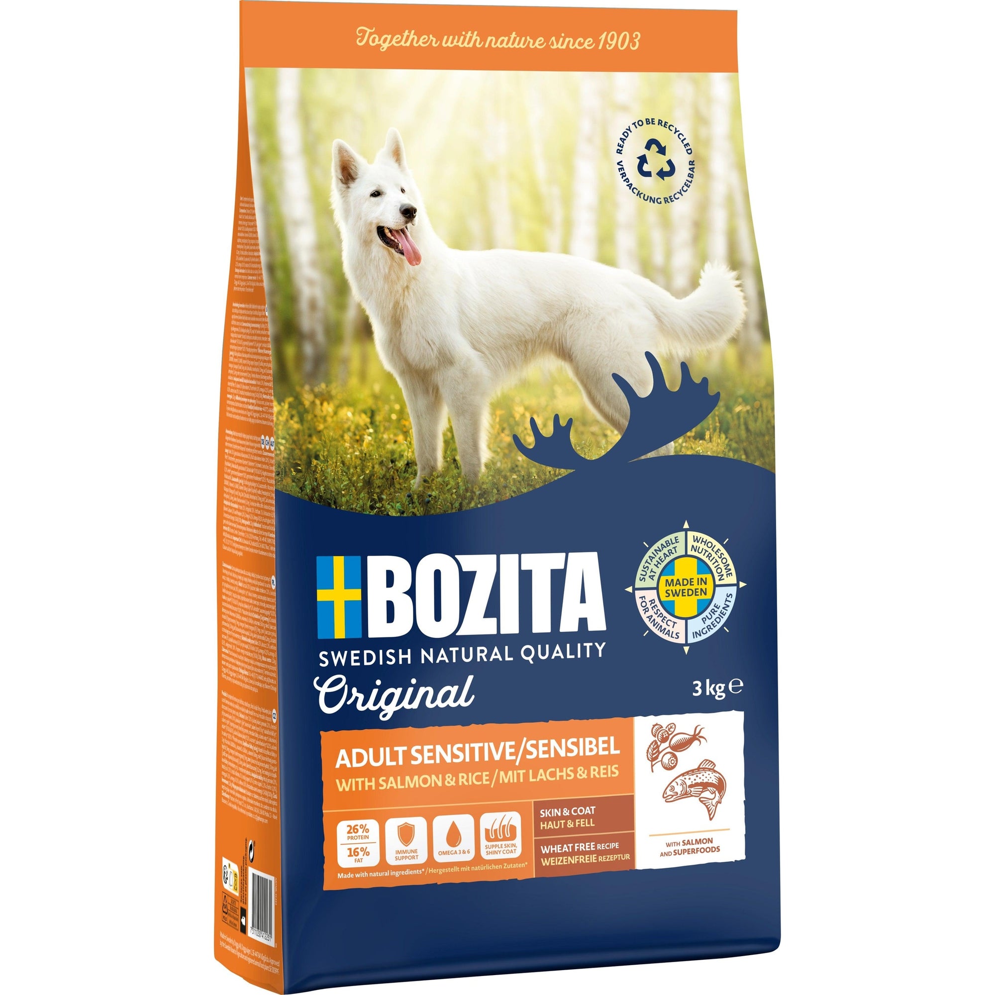 Bozita Dog Original Adult Sensitive Skin & Coat