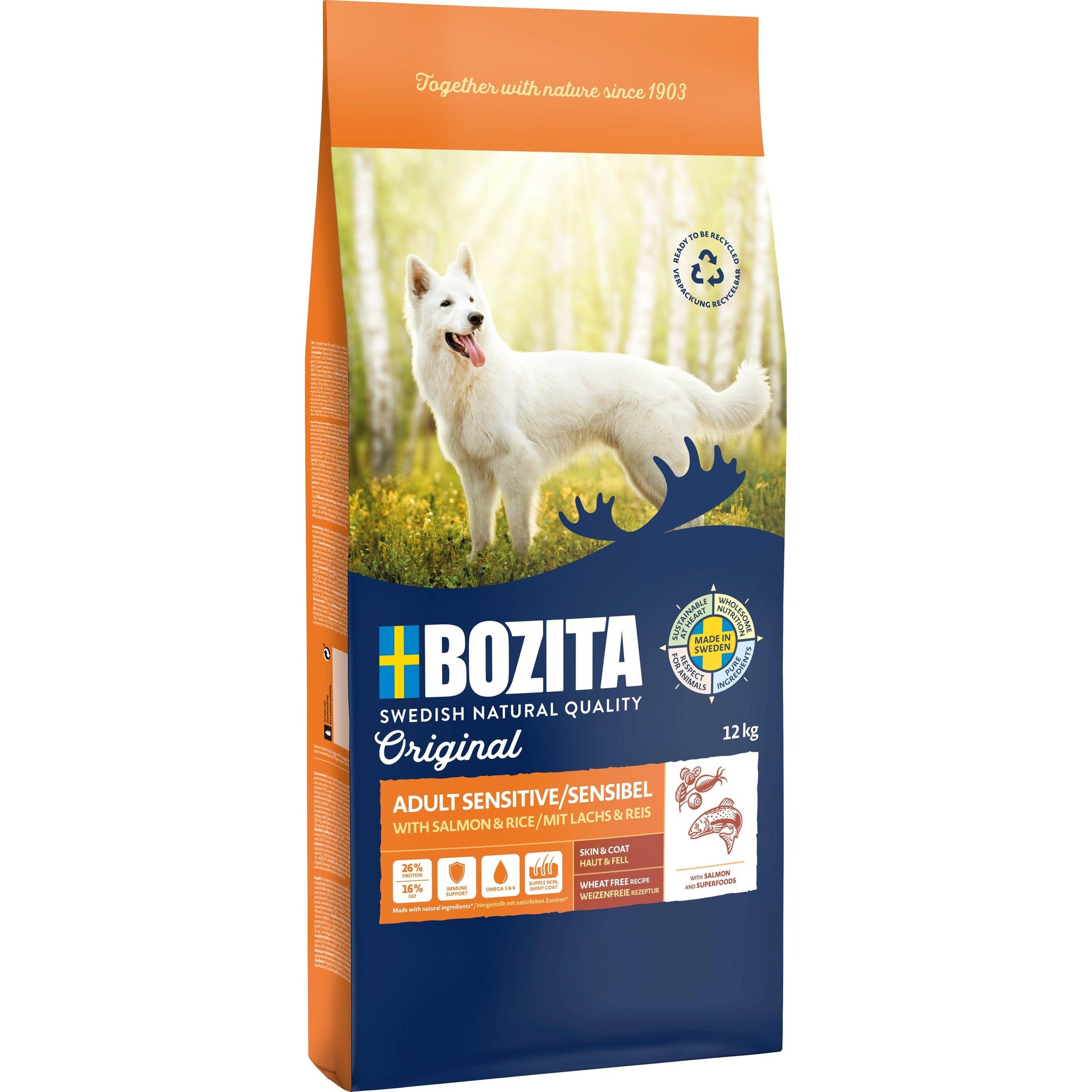 Bozita Dog Original Adult Sensitive Skin & Coat