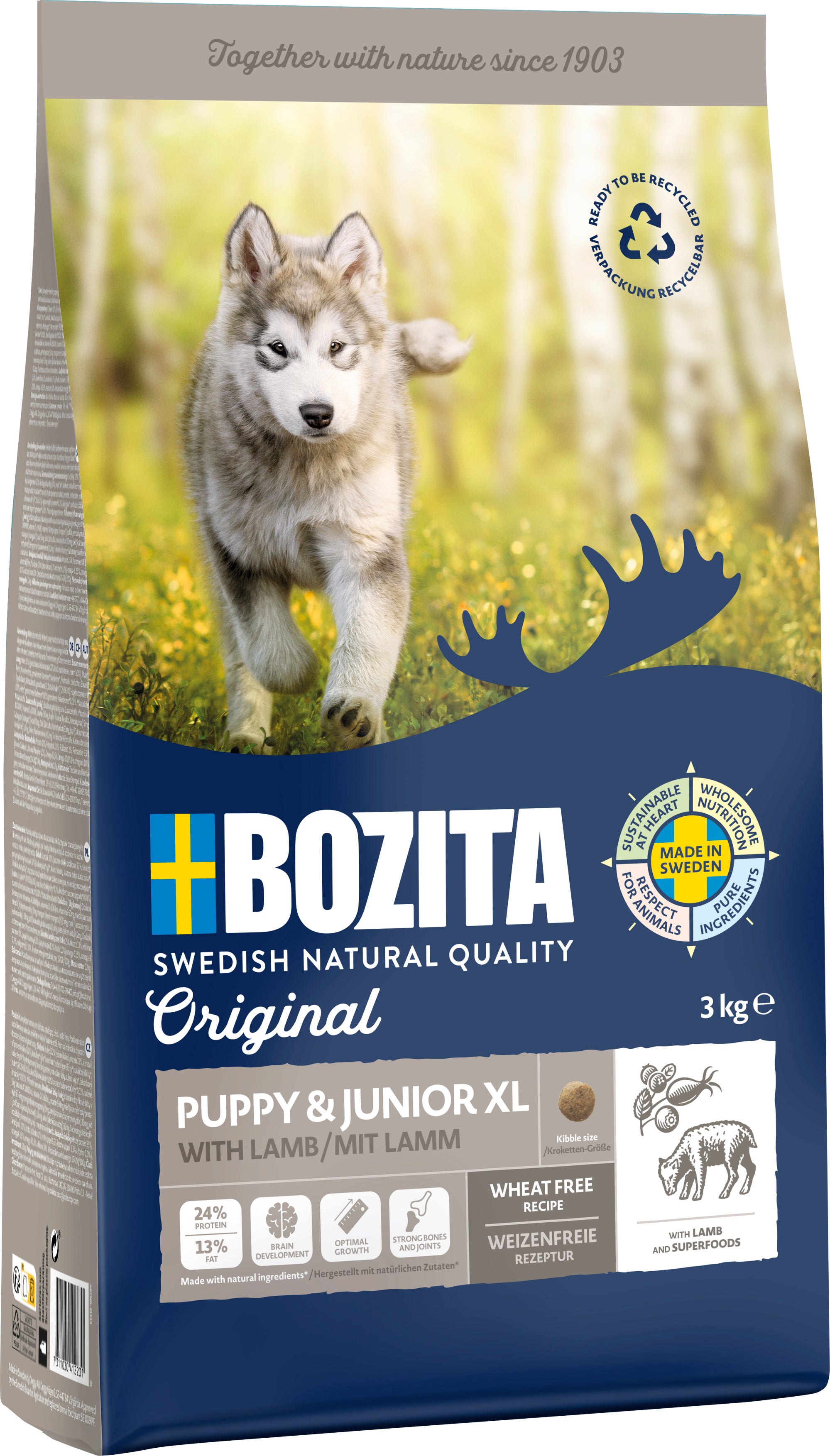 Bozita Dog Original Puppy & Junior Lamb XL