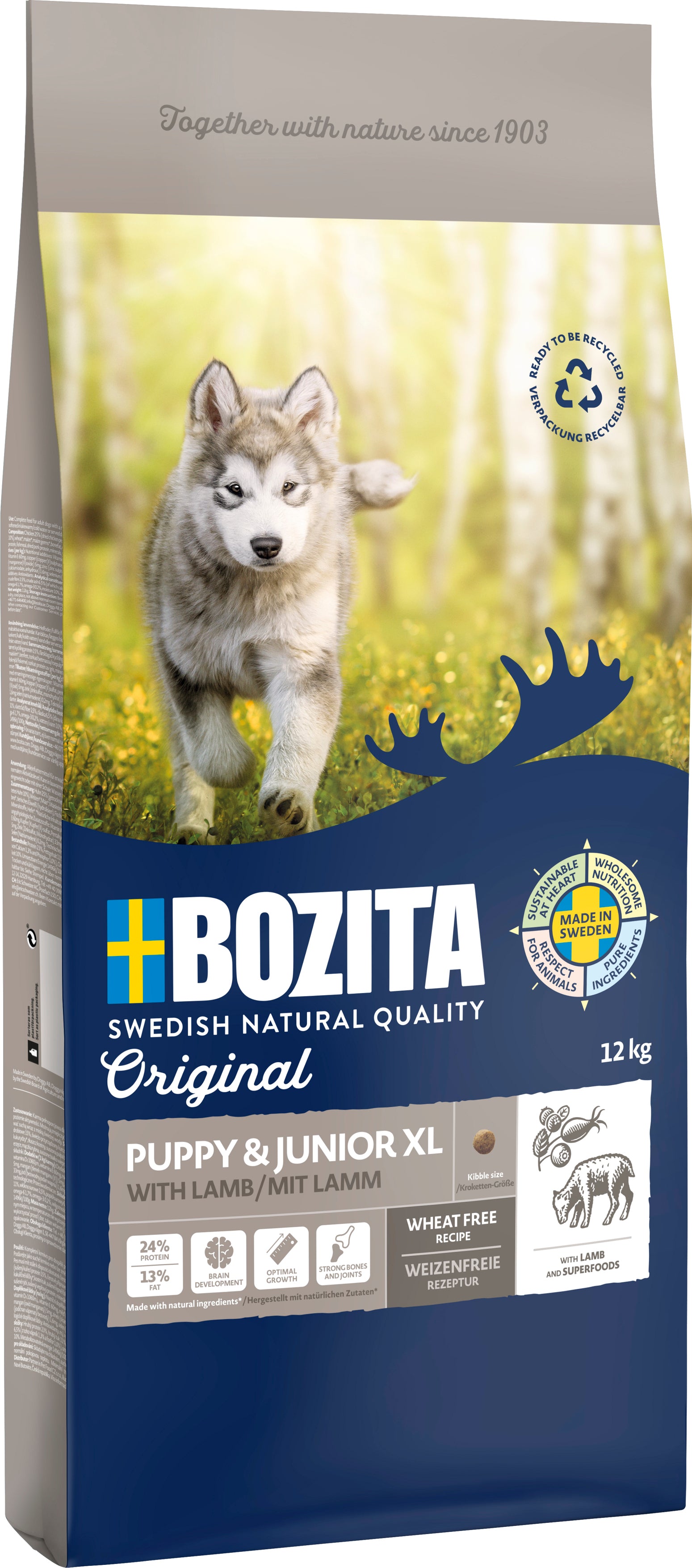 Bozita Dog Original Puppy & Junior Lamb XL