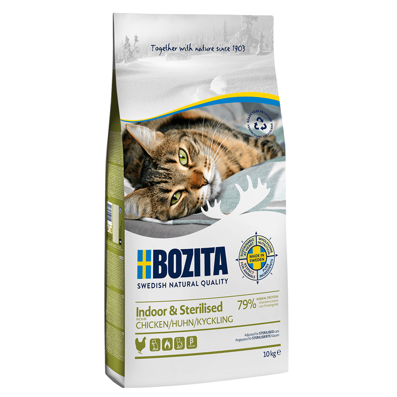 Bozita Indoor & Sterilised mit Huhn, Snacks