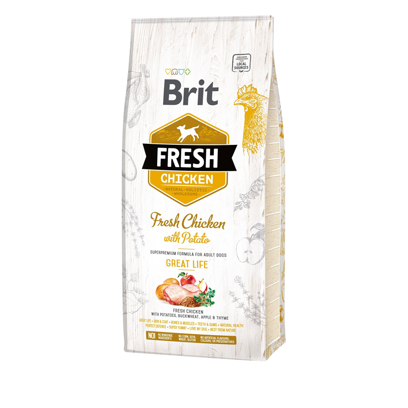 Brit Fresh Hund - Adult - Chicken - Great Life